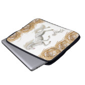 Laptop Sleeve Pferde (Vorne Knopf)