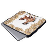 Laptop Sleeve Pferde (Vorne Knopf)
