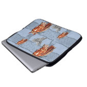 Laptop Sleeve Pferde (Vorne Knopf)
