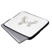 Laptop Sleeve Pferde (Vorne Knopf)