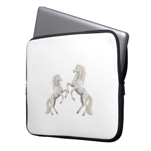 Laptop Sleeve Pferde (Vorderseite Links)