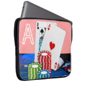 Laptop Sleeve Playing Cards (Vorne Rechts)