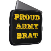 Laptop Sleeve Proud Army Brat (Vorne Rechts)