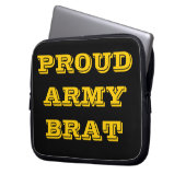 Laptop Sleeve Proud Army Brat (Vorderseite Links)