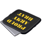 Laptop Sleeve Proud Army Brat (Vorne Knopf)