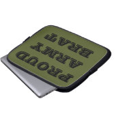 Laptop Sleeve Proud Army Brat (Vorne Knopf)
