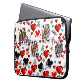 Laptop Sleeve Queen Hearts (Vorderseite Links)