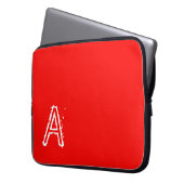 Laptop Sleeve Red (Vorderseite Links)