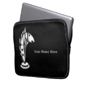 Laptop Sleeve Schach (Vorderseite Links)