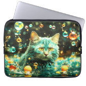 Laptop Sleeve - Stilvolles Cat Design (Vorderseite)