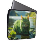 Laptop Sleeve - Stilvolles Cat Design (Vorne Rechts)