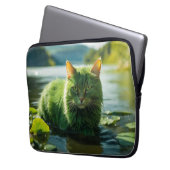 Laptop Sleeve - Stilvolles Cat Design (Vorderseite Links)