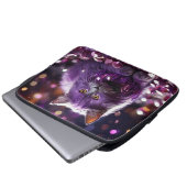 Laptop Sleeve - Stilvolles Cat Design (Vorne Knopf)