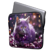Laptop Sleeve - Stilvolles Cat Design (Vorderseite Links)
