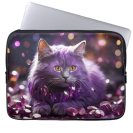 Laptop Sleeve - Stilvolles Cat Design