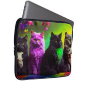 Laptop Sleeve - Stilvolles Cat Design (Vorne Rechts)