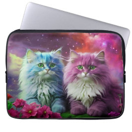 Laptop Sleeve - Stilvolles Cat Design