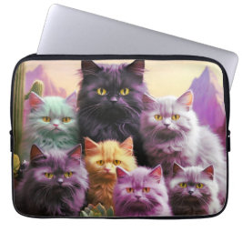 Laptop Sleeve - Stilvolles Cat Design
