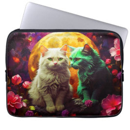 Laptop Sleeve - Stilvolles Cat Design
