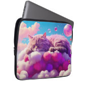 Laptop Sleeve - Stilvolles Cat Design (Vorne Rechts)