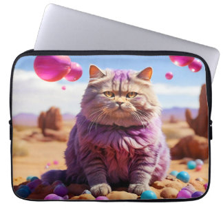 Laptop Sleeve - Stilvolles Cat Design