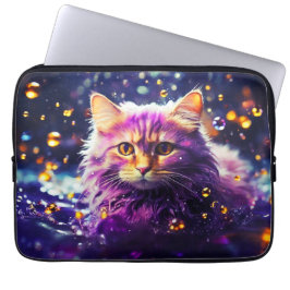 Laptop Sleeve - Stilvolles Cat Design
