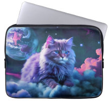 Laptop Sleeve - Stilvolles Cat Design