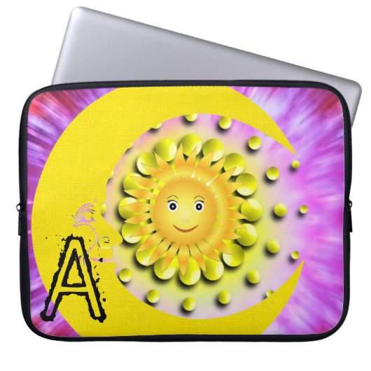 Laptop Sleeve Sun Moon (Vorderseite)