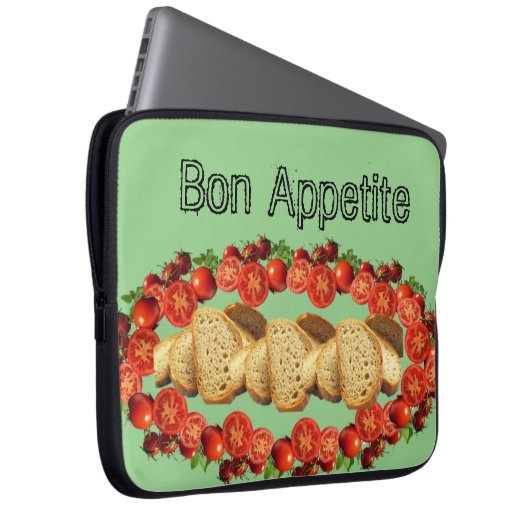 Laptop Sleeve Tomato Brot (Vorne Rechts)