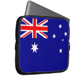 Laptop Sleeve unter australischer Flagge (Vorne Rechts)
