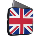 Laptop Sleeve unter britische Flagge (Vorne Rechts)