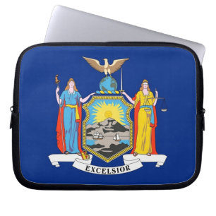 Laptop Sleeve unter der Flagge des Staates New Yor