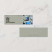 Laptop-Visitenkarten Mini Visitenkarte (Vorne/Hinten)