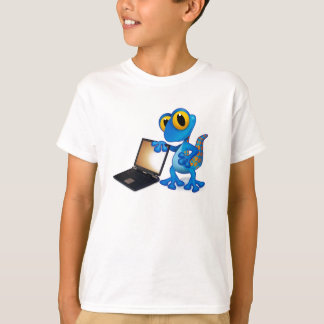 Laptopeidechsen-T - Shirt