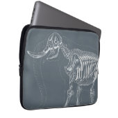 Laptophülse mit skeleton Entwurf des Elefanten Laptopschutzhülle (Vorne Rechts)