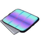 Laptoptasche mit einem lebendigen geometrischen De Laptopschutzhülle (Vorne Knopf)