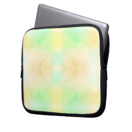Laptoptasche mit einem weichen, pastellfarbenen Wa Laptopschutzhülle