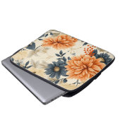Laptoptasche mit floralem Design Laptopschutzhülle (Vorne Knopf)