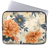 Laptoptasche mit floralem Design Laptopschutzhülle (Vorderseite)