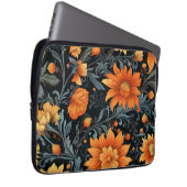 Laptoptasche mit lebendigem Orange und Gelb Laptopschutzhülle (Vorne Rechts)