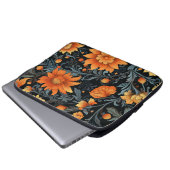 Laptoptasche mit lebendigem Orange und Gelb Laptopschutzhülle (Vorne Knopf)