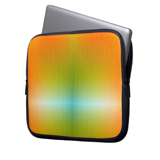 Laptoptasche mit leuchtendem Farbverlauf-Design Laptopschutzhülle (Vorderseite Links)