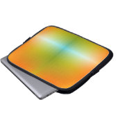Laptoptasche mit leuchtendem Farbverlauf-Design Laptopschutzhülle (Vorne Knopf)