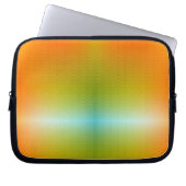 Laptoptasche mit leuchtendem Farbverlauf-Design Laptopschutzhülle (Vorderseite)