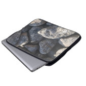 Laptoptasche mit Steinen Laptopschutzhülle (Vorne Knopf)
