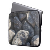 Laptoptasche mit Steinen Laptopschutzhülle (Vorderseite Links)