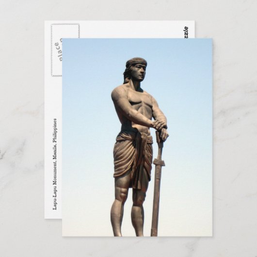 Lapu-Denkmal Postkarte (Vorne/Hinten)