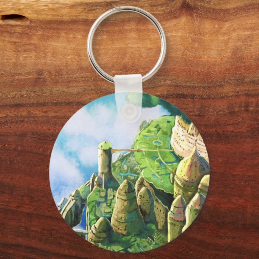 Laputa Castle im Schlüsselanhänger (Vorderseite)