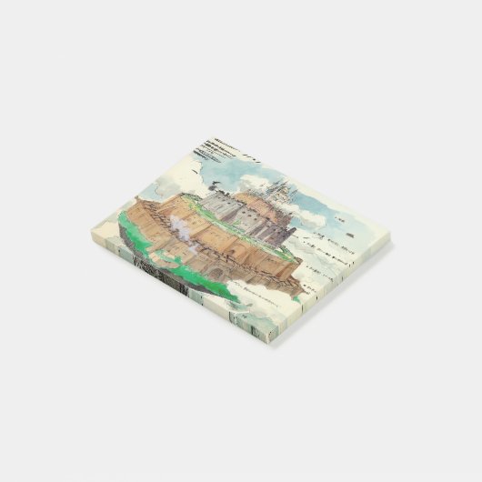 Laputa Konzept Kunst Post-it Klebezettel (angewinkelt)