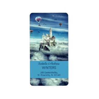 Laputa - Schloss im Himmel Adressaufkleber